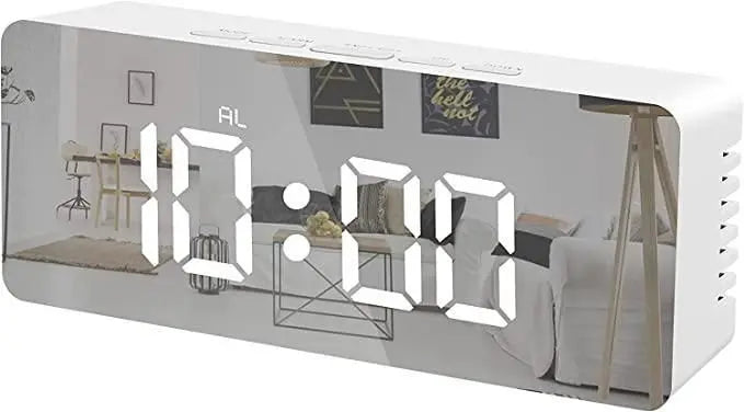 Digital Mirror Alarm Clock - Wake Up Refreshed and Stylish Ismokraft