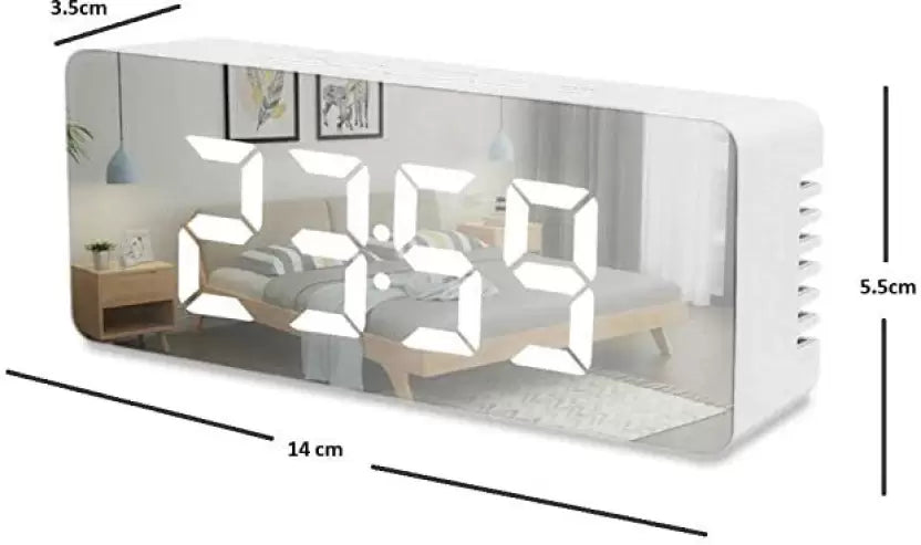 Digital Mirror Alarm Clock - Wake Up Refreshed and Stylish Ismokraft
