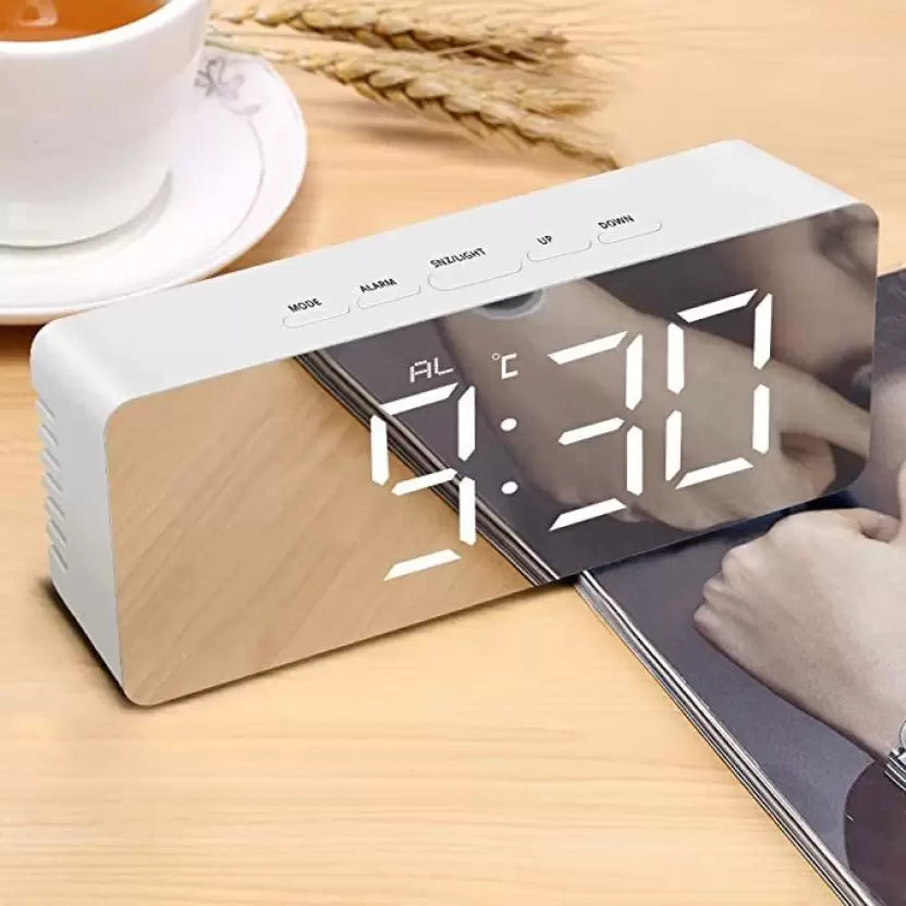 Digital Mirror Alarm Clock - Wake Up Refreshed and Stylish Ismokraft