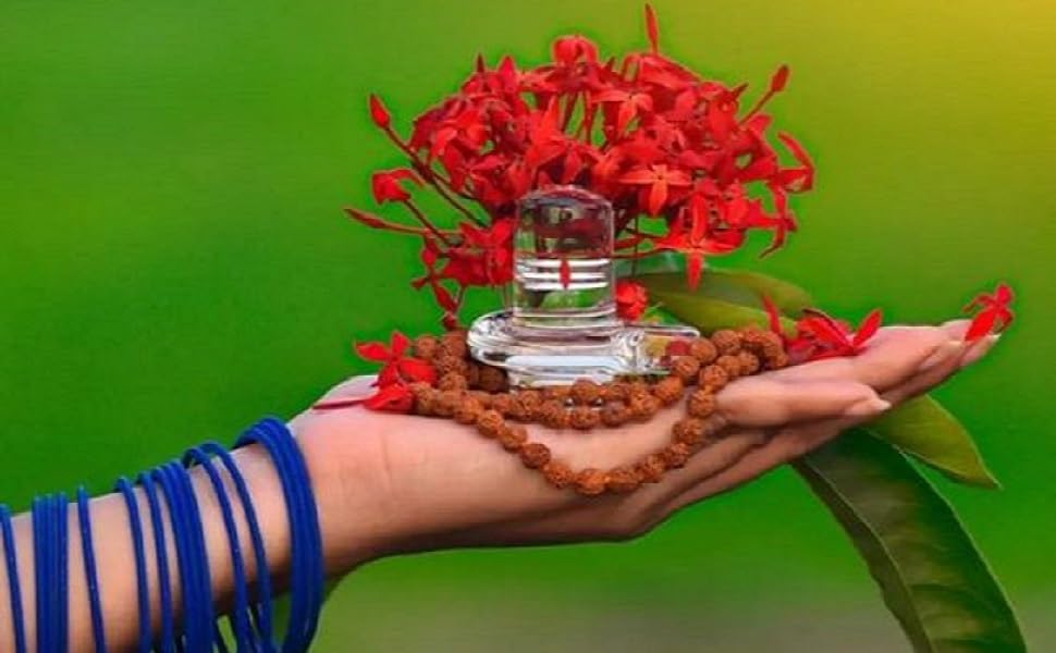 Sphatik Shivling/Big Size for Home Pooja Decorative Showpiece - 4 inch, 20gm (Crystal, White) Ismokraft