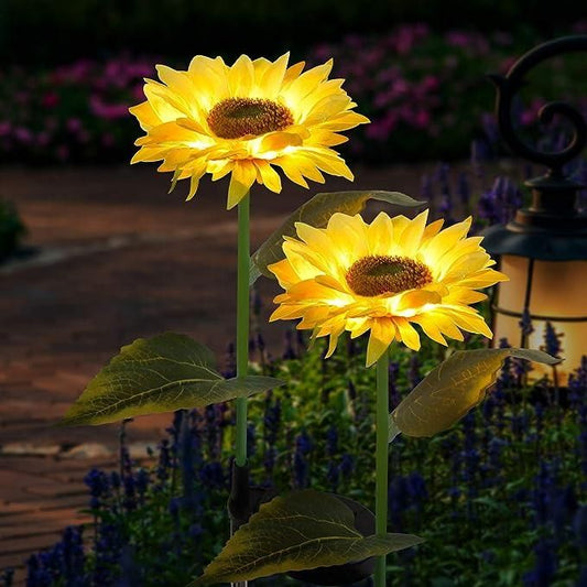 Sunflower Bliss Solar Lights - Illuminate Your Garden in Style!
