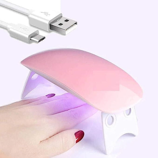 Nail Perfection On-the-Go! Meet Our Mini Nail Dryer with LED UV Magic – Your Portable Manicure Buddy!